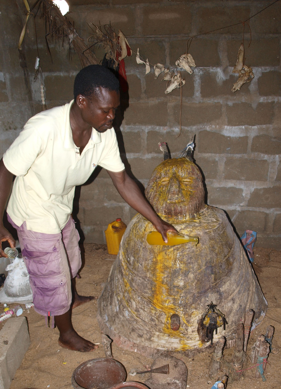 Hevé, aldea vudú en Benin