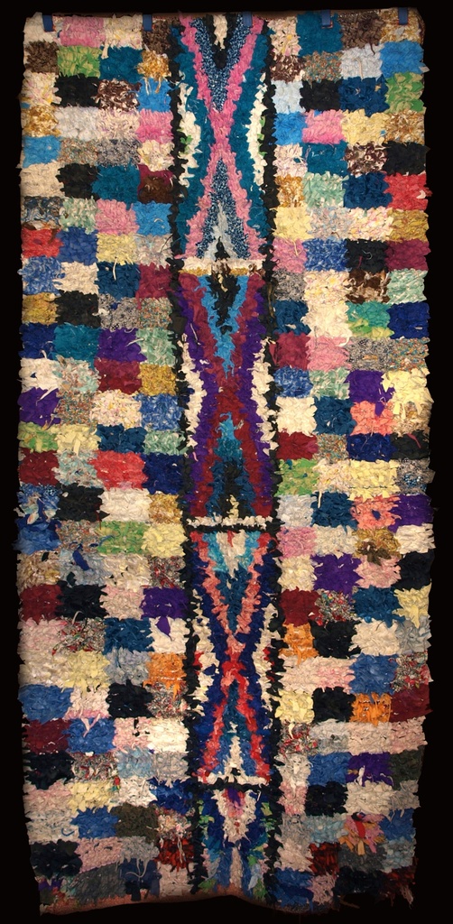 Alfombra Boucherouite, 240x105cm.