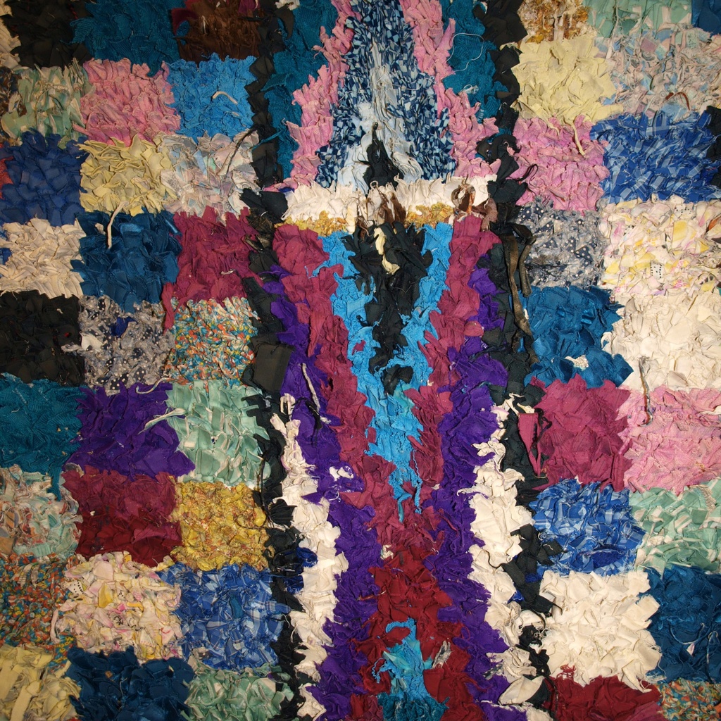 Alfombra Boucherouite, 240x105cm.